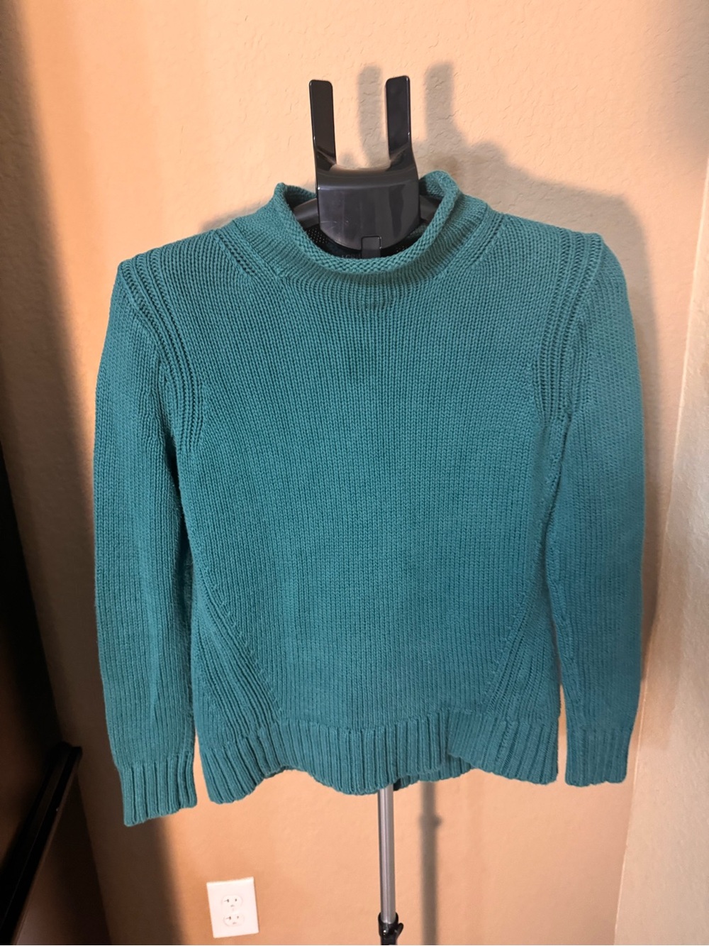 Vintage J.Crew 1988 Rollneck Sweater | Green | Size Small